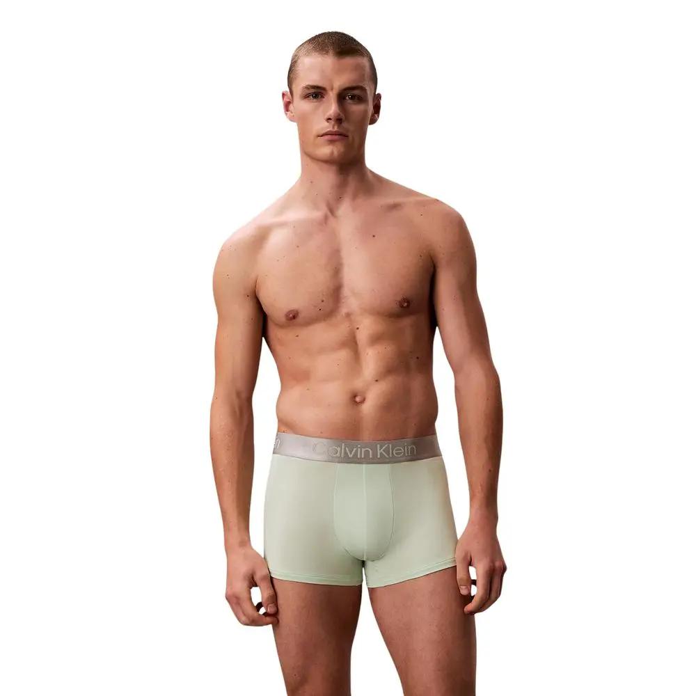 Caleçon Calvin Klein Underwear en polyester recyclé gris