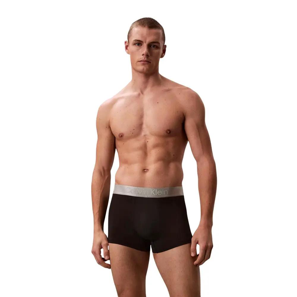 Calvin Klein Underwear Calvin Klein Underwear Black And White Recycled Polyester Boxers