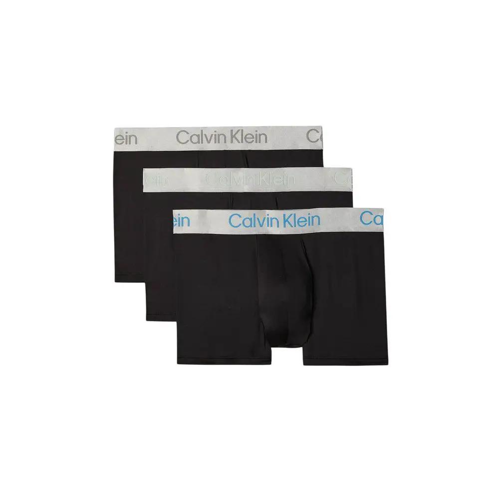 Boxer Calvin Klein Underwear en polyester recyclé noir et blanc