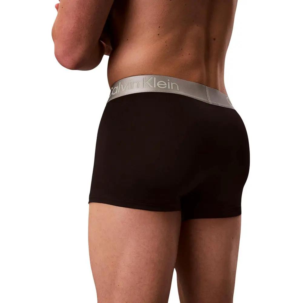 Boxer Calvin Klein Underwear en polyester recyclé noir et blanc