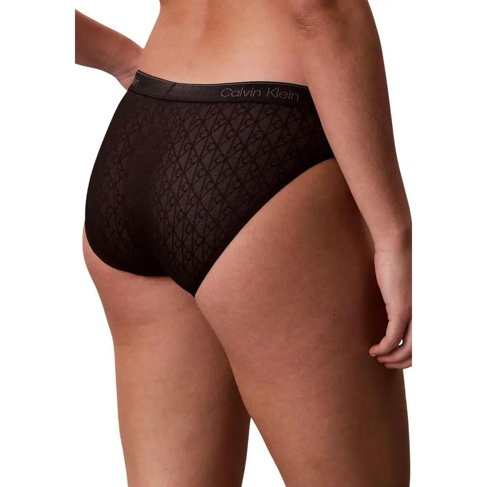 Slip en nylon noir Calvin Klein Underwear