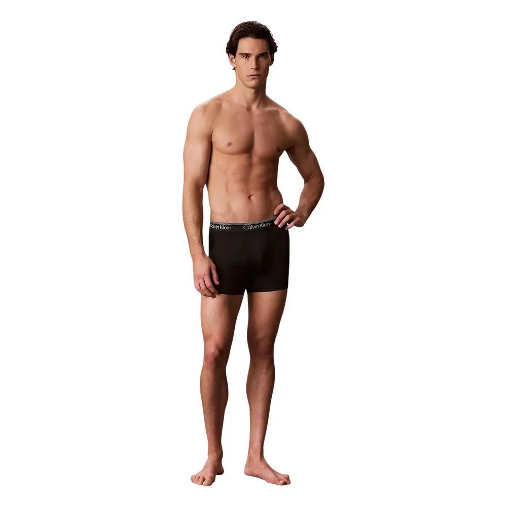 Caleçon Calvin Klein Underwear en polyester recyclé gris