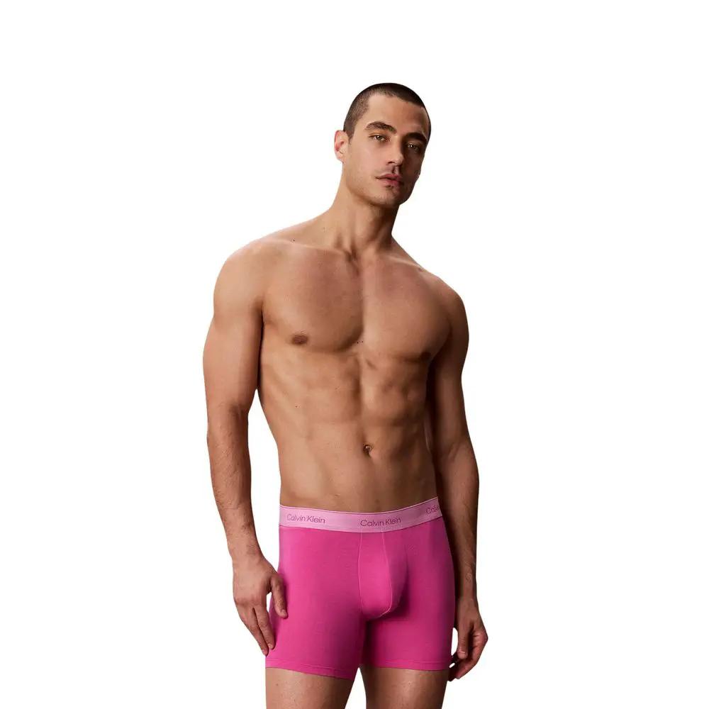 Caleçon vert en coton Calvin Klein