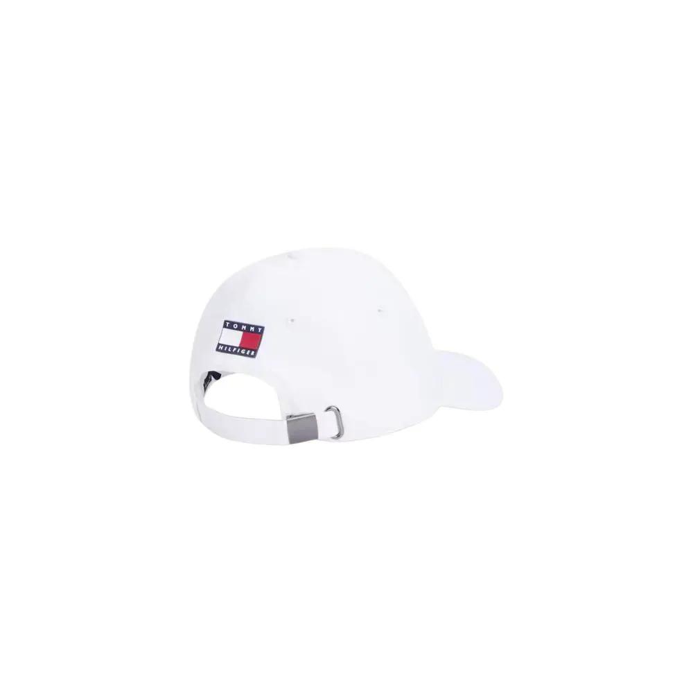 Tommy Hilfiger Tommy Hilfiger White Recycled Polyester Cap (Baseball Hat)