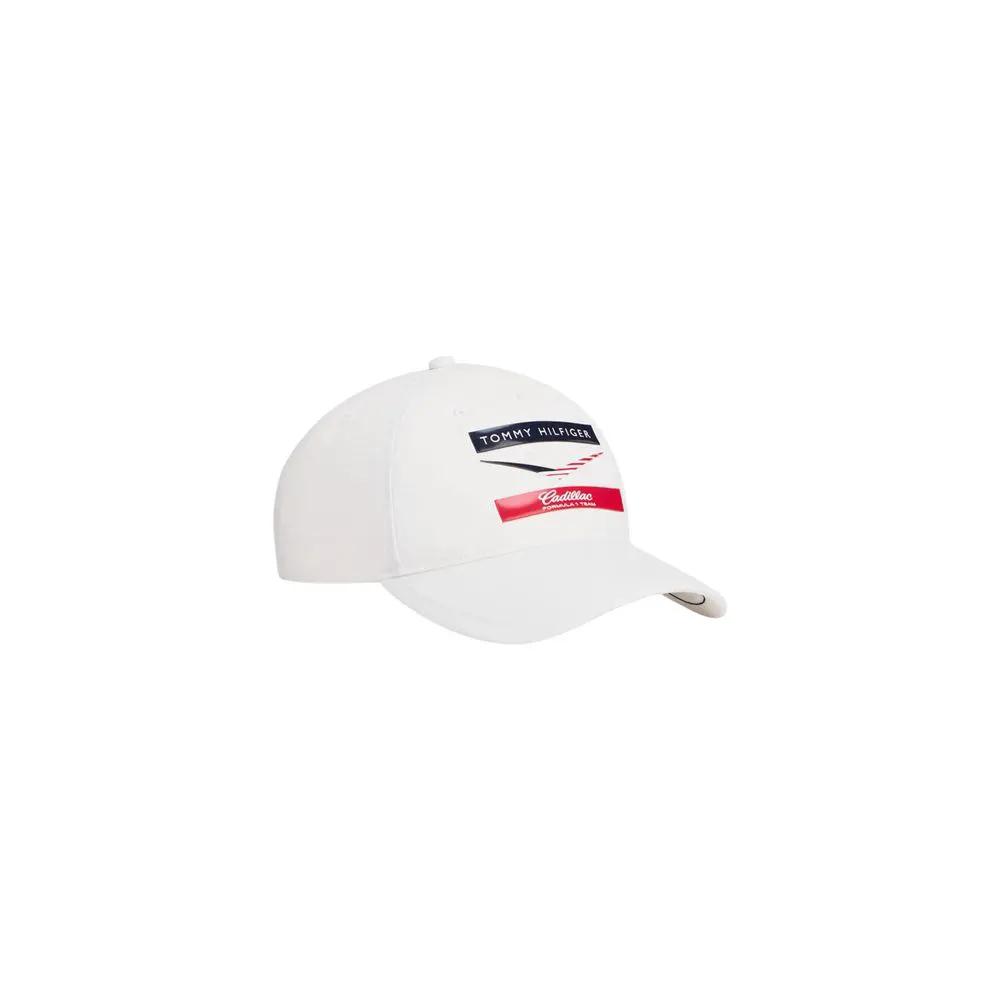 Casquette Tommy Hilfiger blanche en polyester recyclé