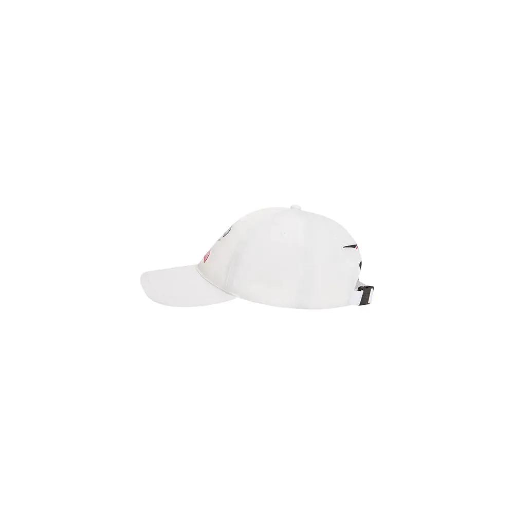 Casquette Tommy Hilfiger blanche en polyester recyclé