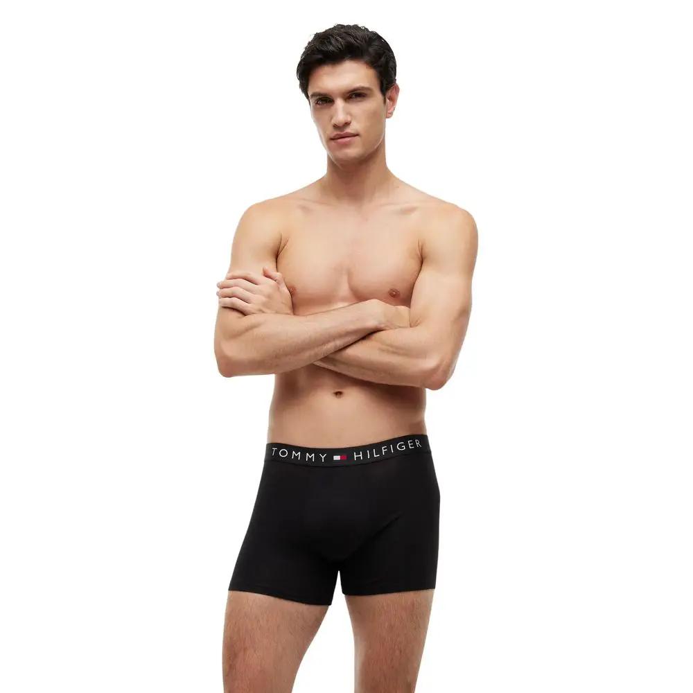 Caleçons en coton recyclé noir Tommy Hilfiger