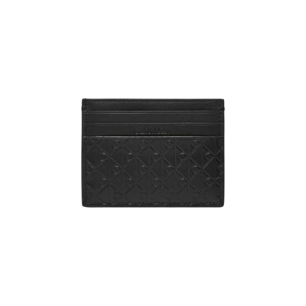 Calvin Klein Calvin Klein Black Leather Cardholder