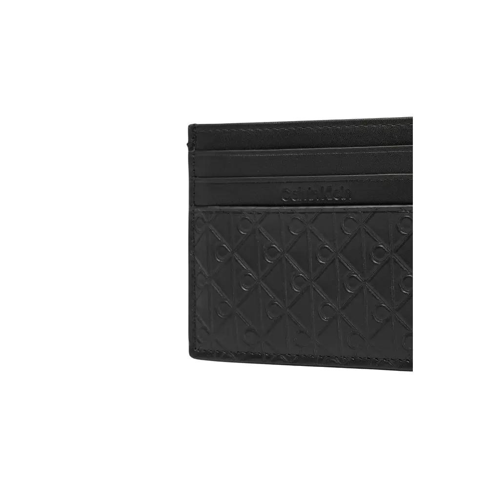 Calvin Klein Calvin Klein Black Leather Cardholder