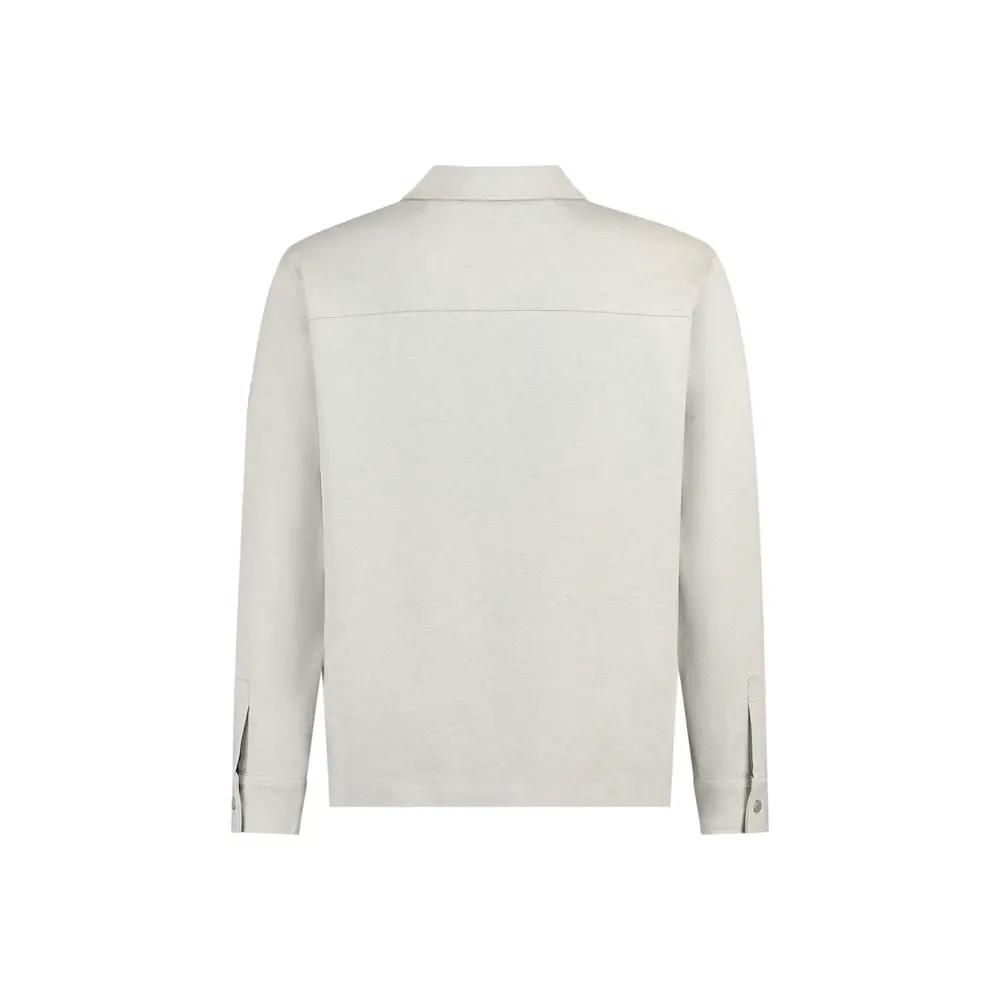 Hugo Boss Gray Cotton Sweatshirt