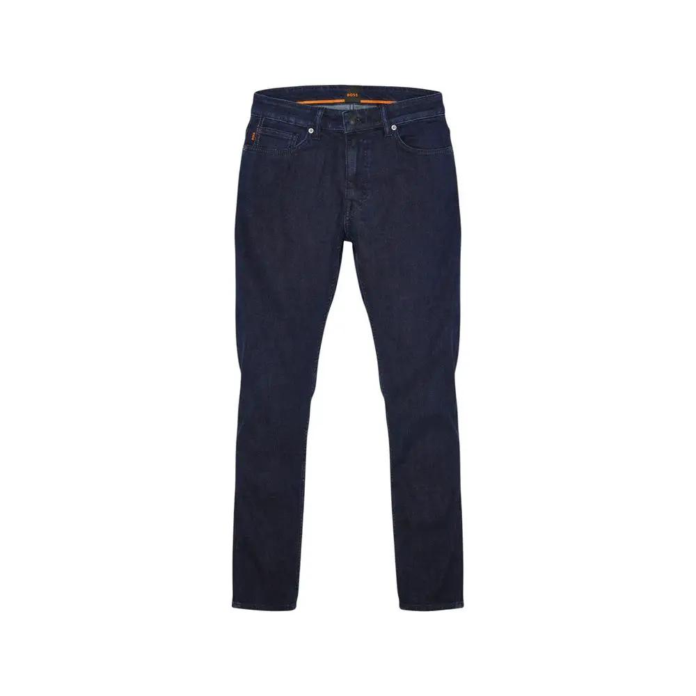 Hugo Boss Hugo Boss Blue Cotton Skinny Jeans