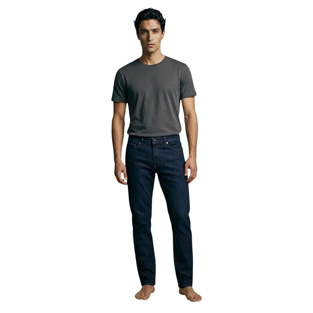 Hugo Boss Hugo Boss Blue Cotton Skinny Jeans