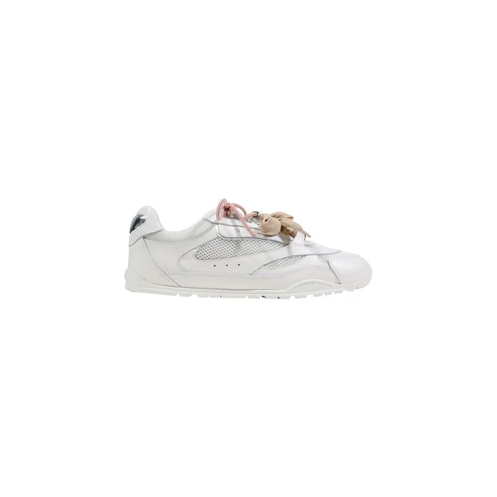 PINKO PINKO White Leather Sneakers