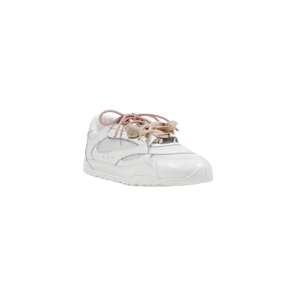 PINKO PINKO White Leather Sneakers