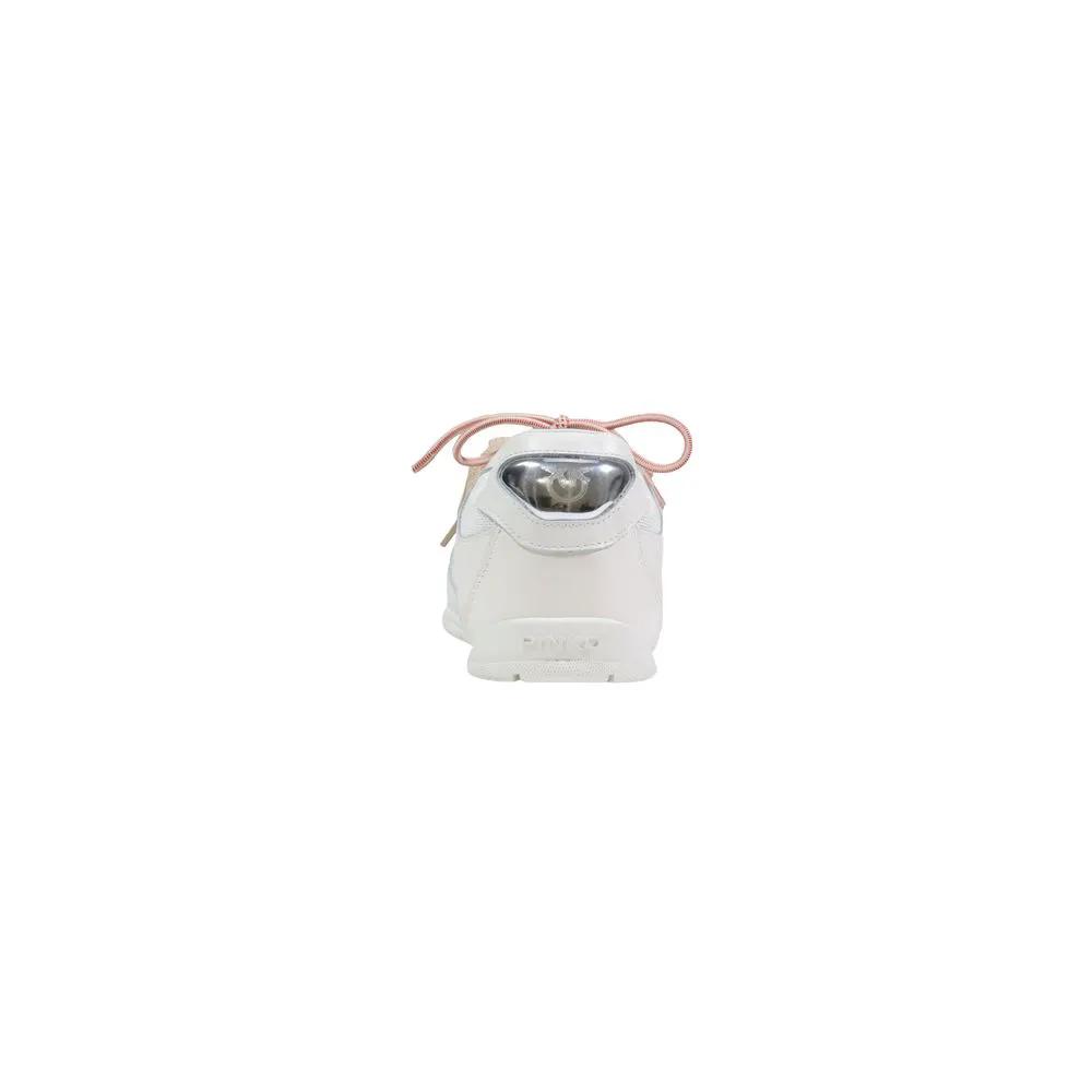 PINKO PINKO White Leather Sneakers