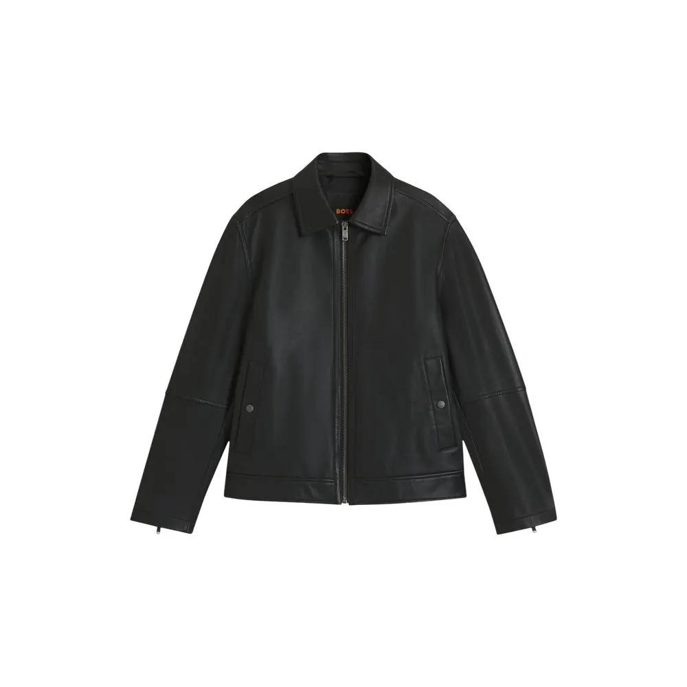 Hugo Boss Hugo Boss Black Leather Leather Jacket