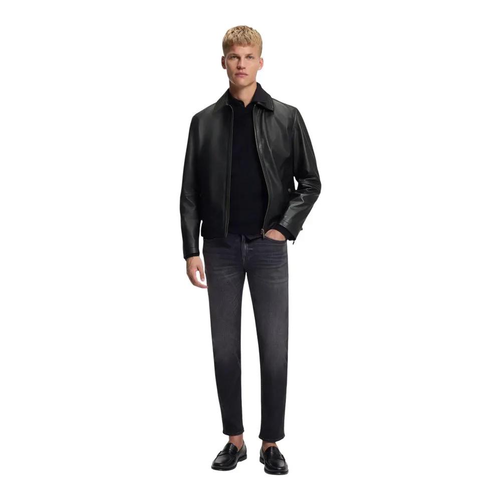 Hugo Boss Hugo Boss Black Leather Leather Jacket