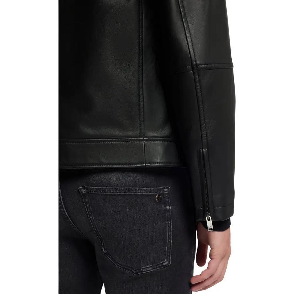 Hugo Boss Hugo Boss Black Leather Leather Jacket