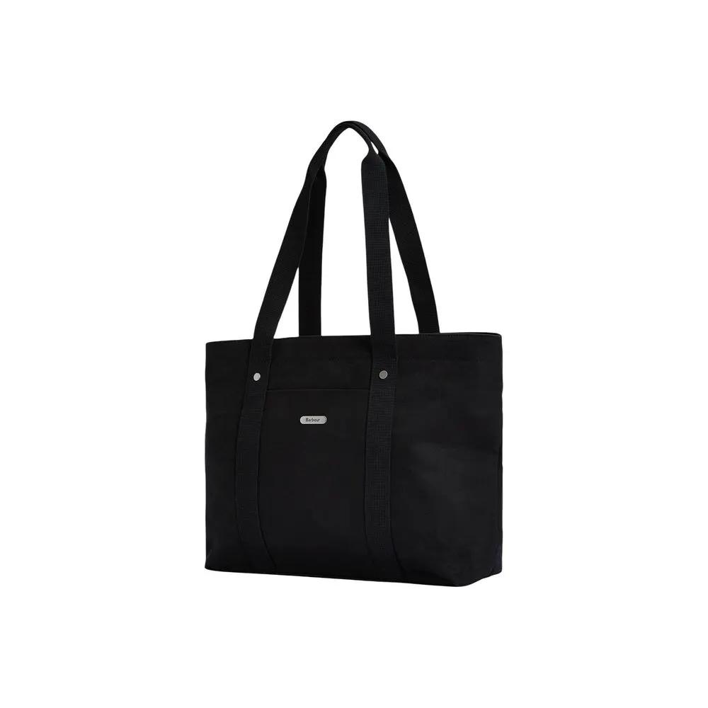 Barbour Barbour Black Cotton Handbag