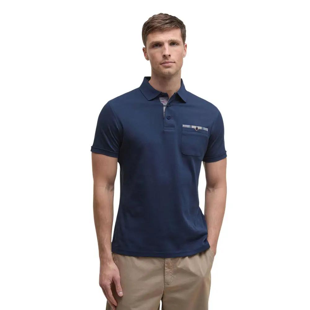 Barbour Barbour Blue Cotton Polo Shirt