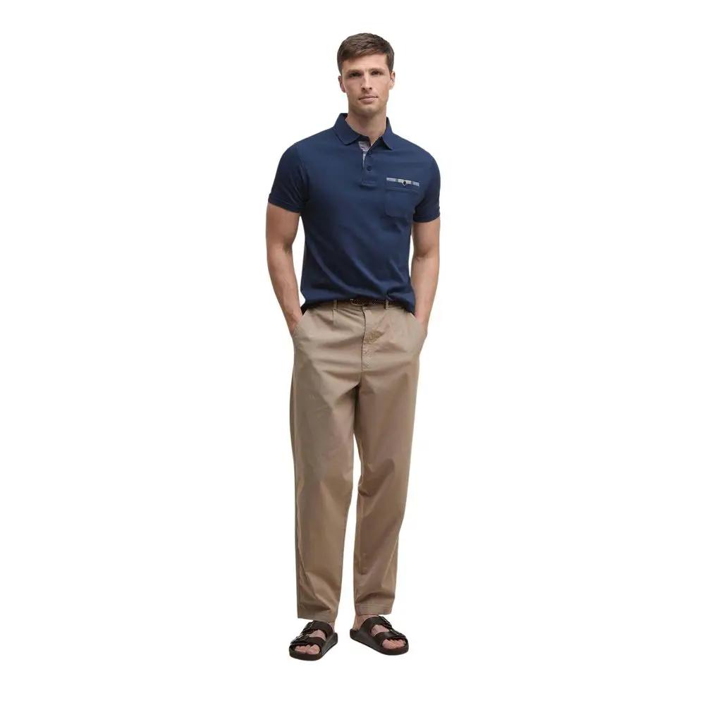 Barbour Barbour Blue Cotton Polo Shirt