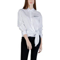 Chemisier blanc en Lyocell Karl Lagerfeld
