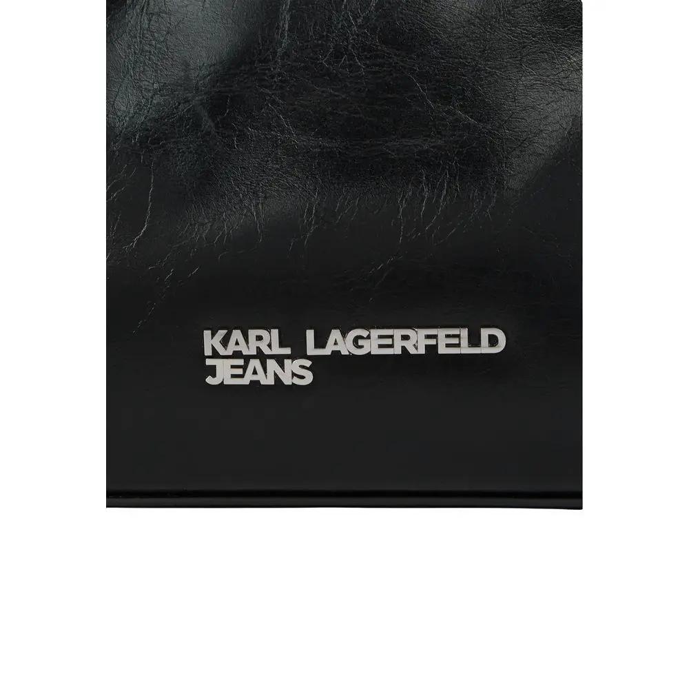 Karl Lagerfeld Black Polyethylene Handbag