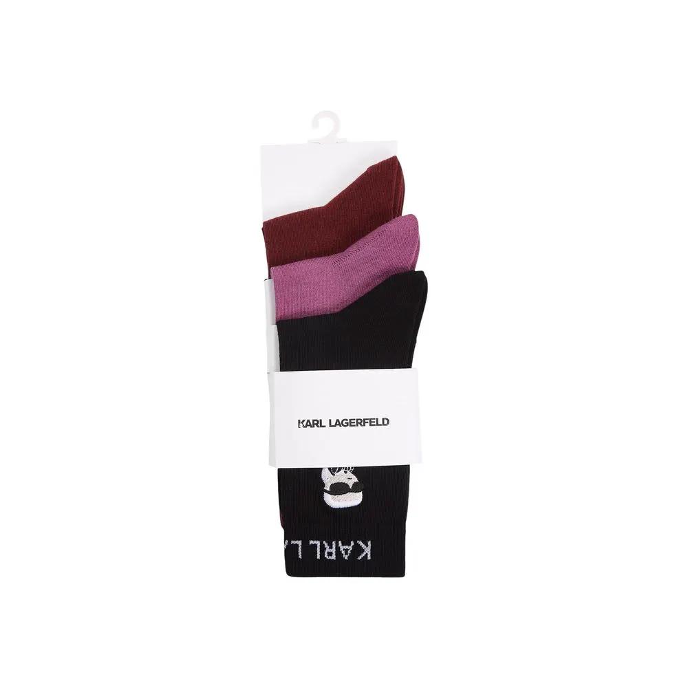 Karl Lagerfeld Karl Lagerfeld Pink Cotton Socks