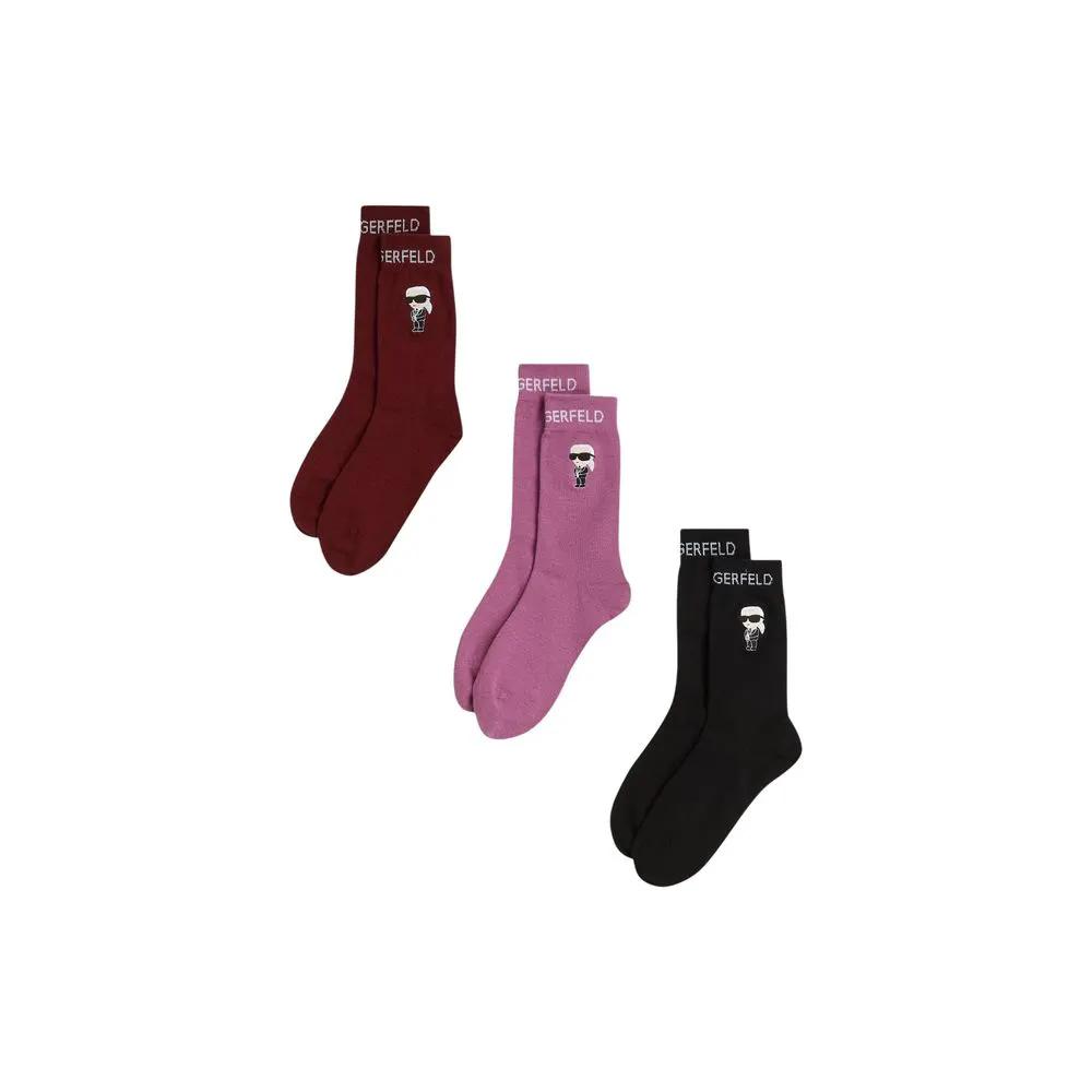 Karl Lagerfeld Karl Lagerfeld Pink Cotton Socks