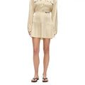 Karl Lagerfeld Karl Lagerfeld Beige Polyester Mini Skirt