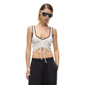 Haut en viscose blanc Karl Lagerfeld