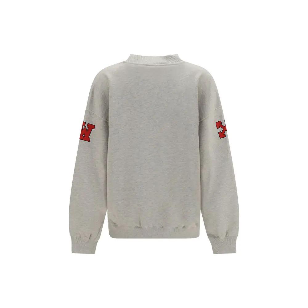 Sweat-shirt Off-White en coton gris