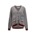 Cardigan en Laine Grise Off-White Oves Aries