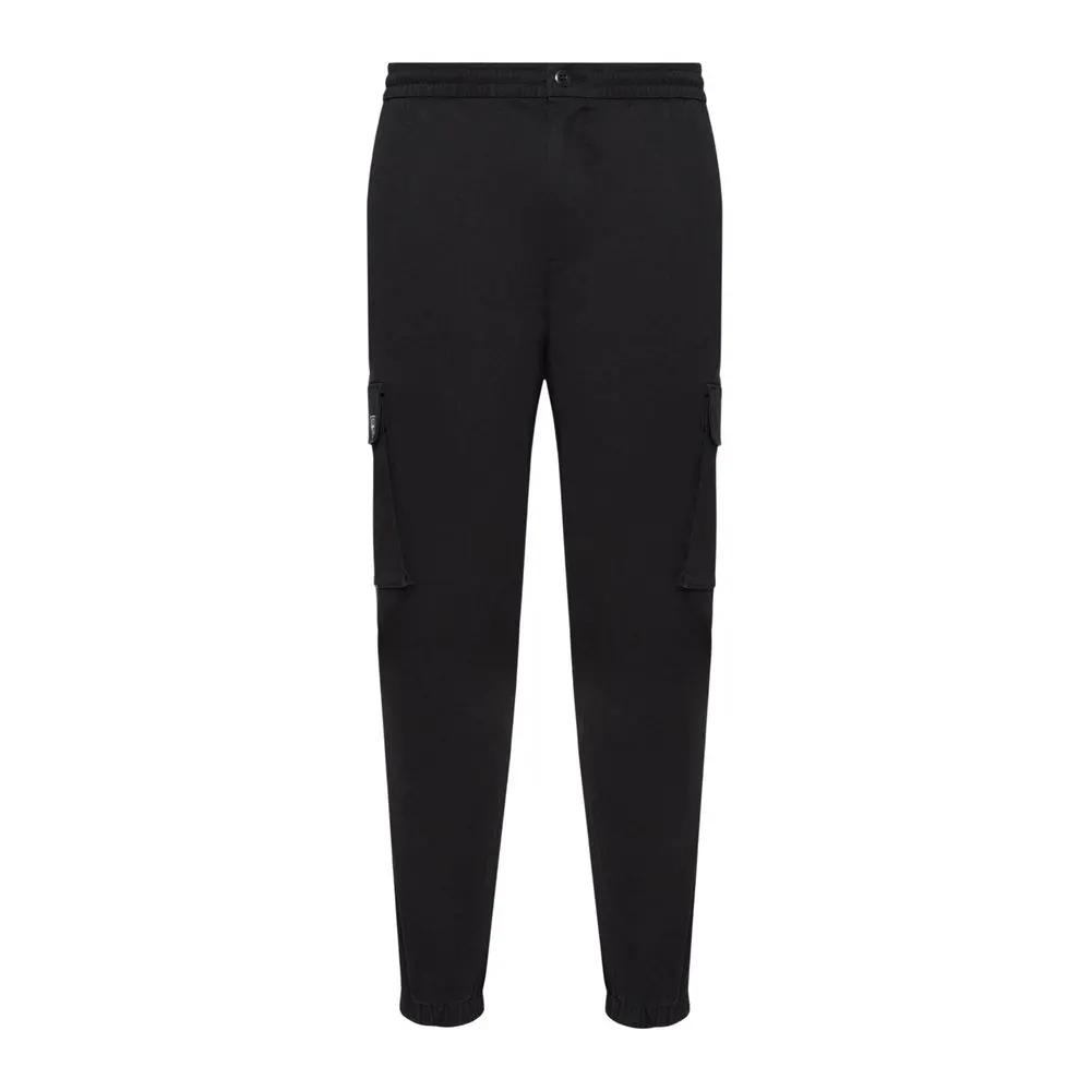 Calvin Klein Jeans Black Cotton Casual Pants