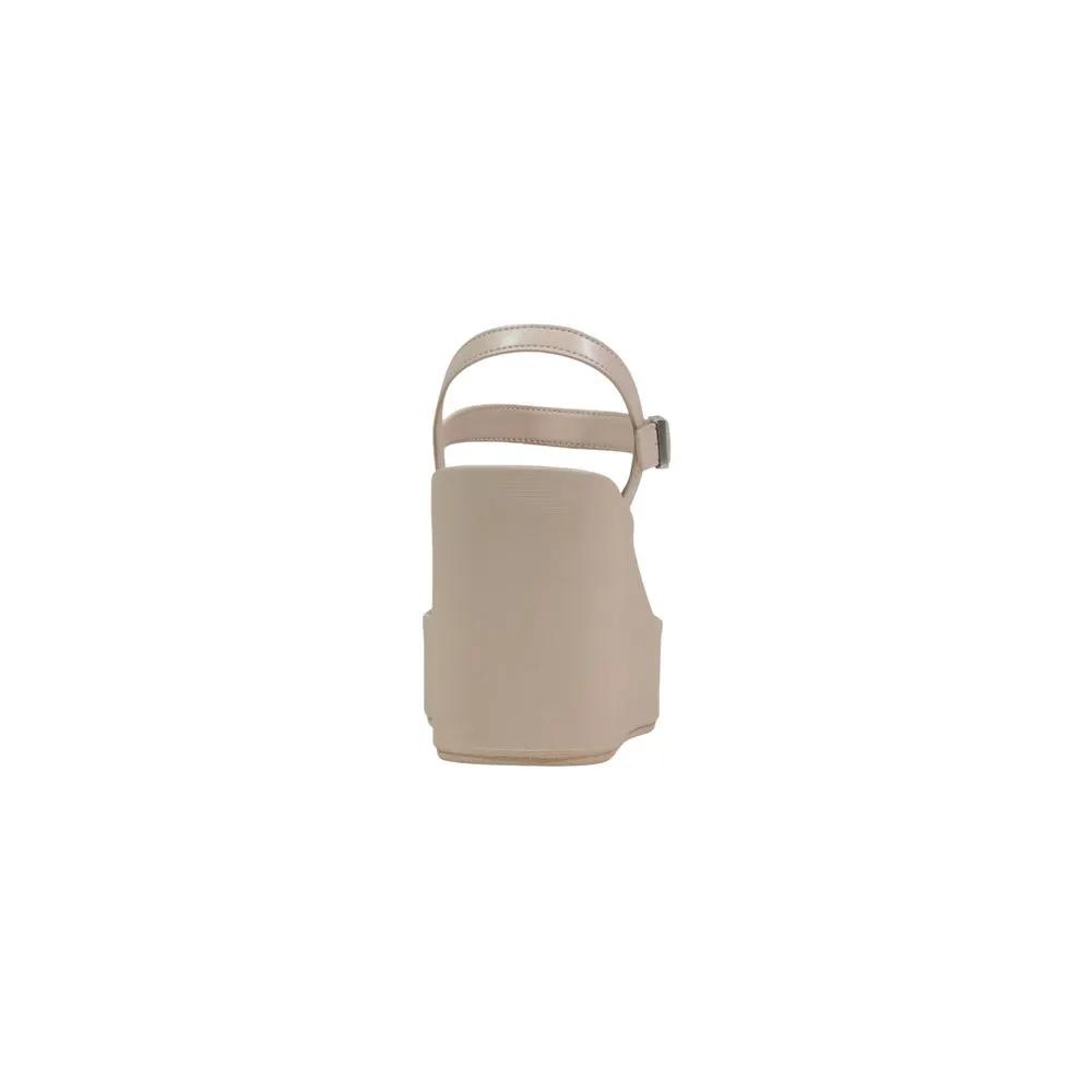 Calvin Klein Calvin Klein Beige Polyethylene Platform Sandals
