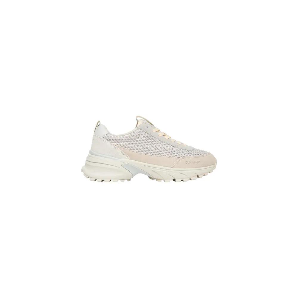 Calvin Klein Jeans Calvin Klein Jeans Beige Leather Chunky Sneakers