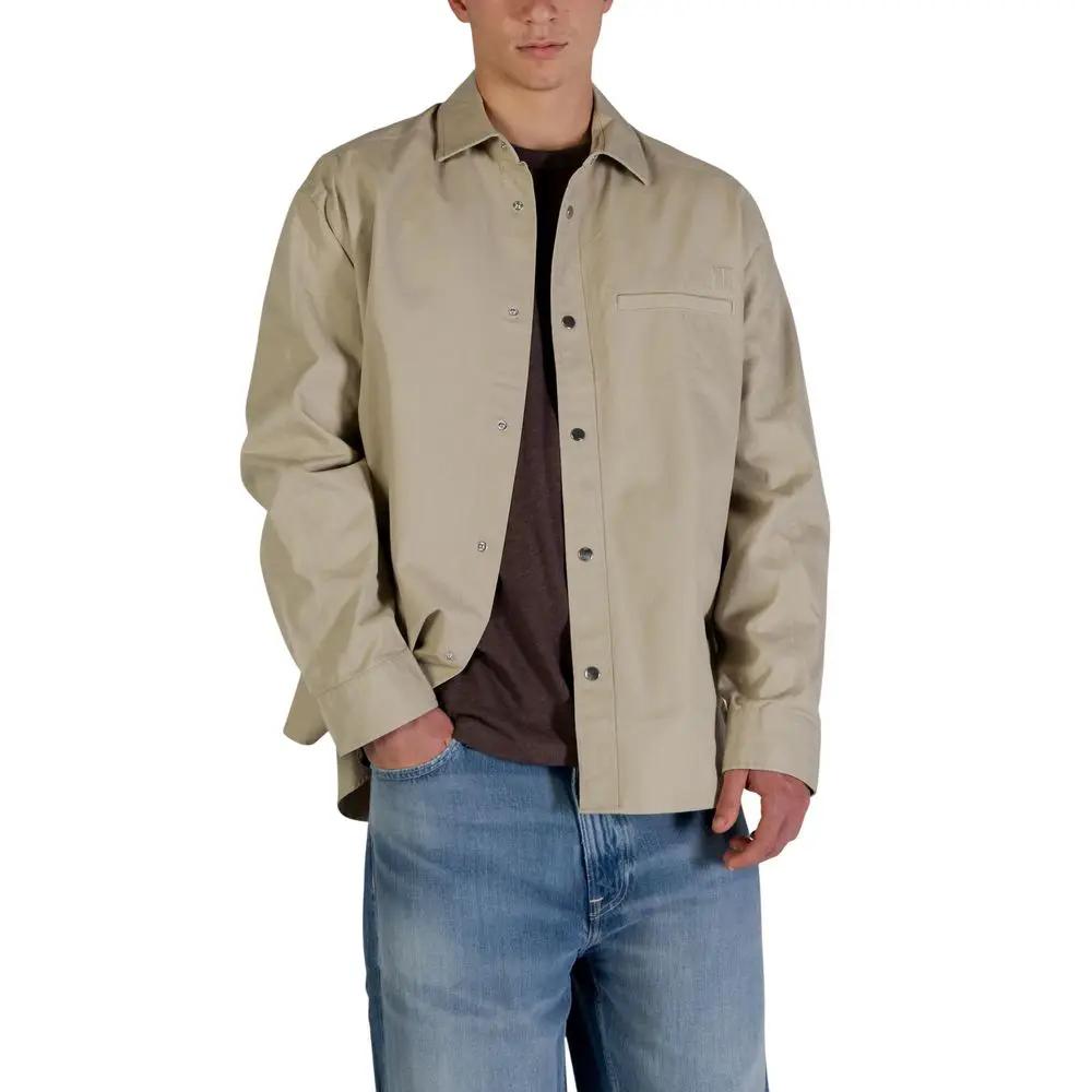 Calvin Klein Jeans Calvin Klein Jeans Beige Cotton Full-Length Jacket