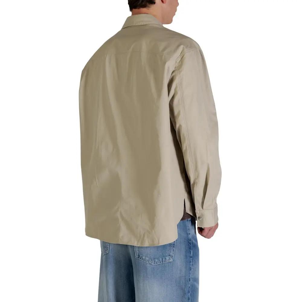 Calvin Klein Jeans Calvin Klein Jeans Beige Cotton Full-Length Jacket