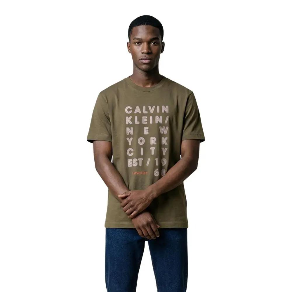 Calvin Klein Jeans Calvin Klein Jeans Green Cotton T-Shirt