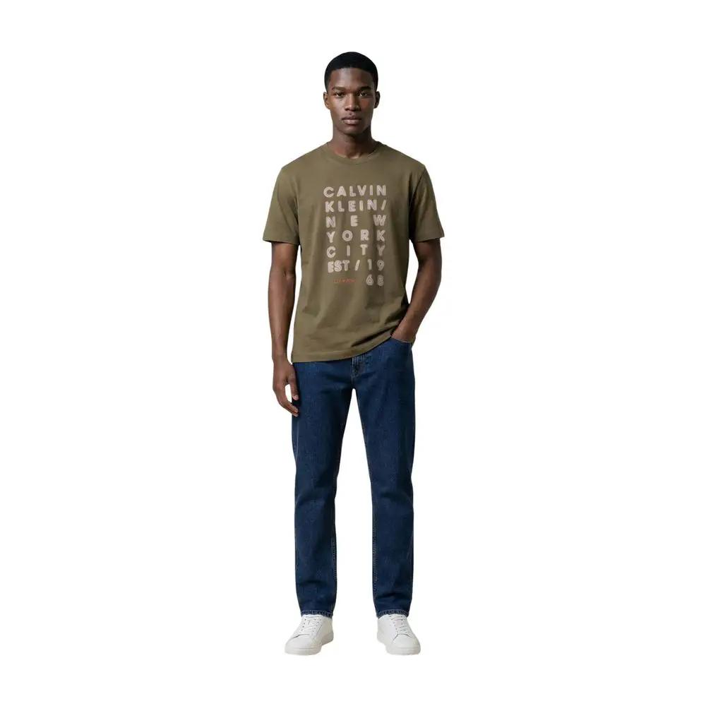 Calvin Klein Jeans Calvin Klein Jeans Green Cotton T-Shirt