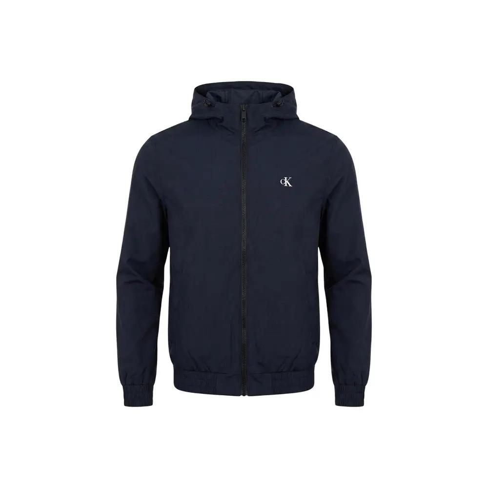 Veste longue en polyester recyclé bleu Calvin Klein Jeans