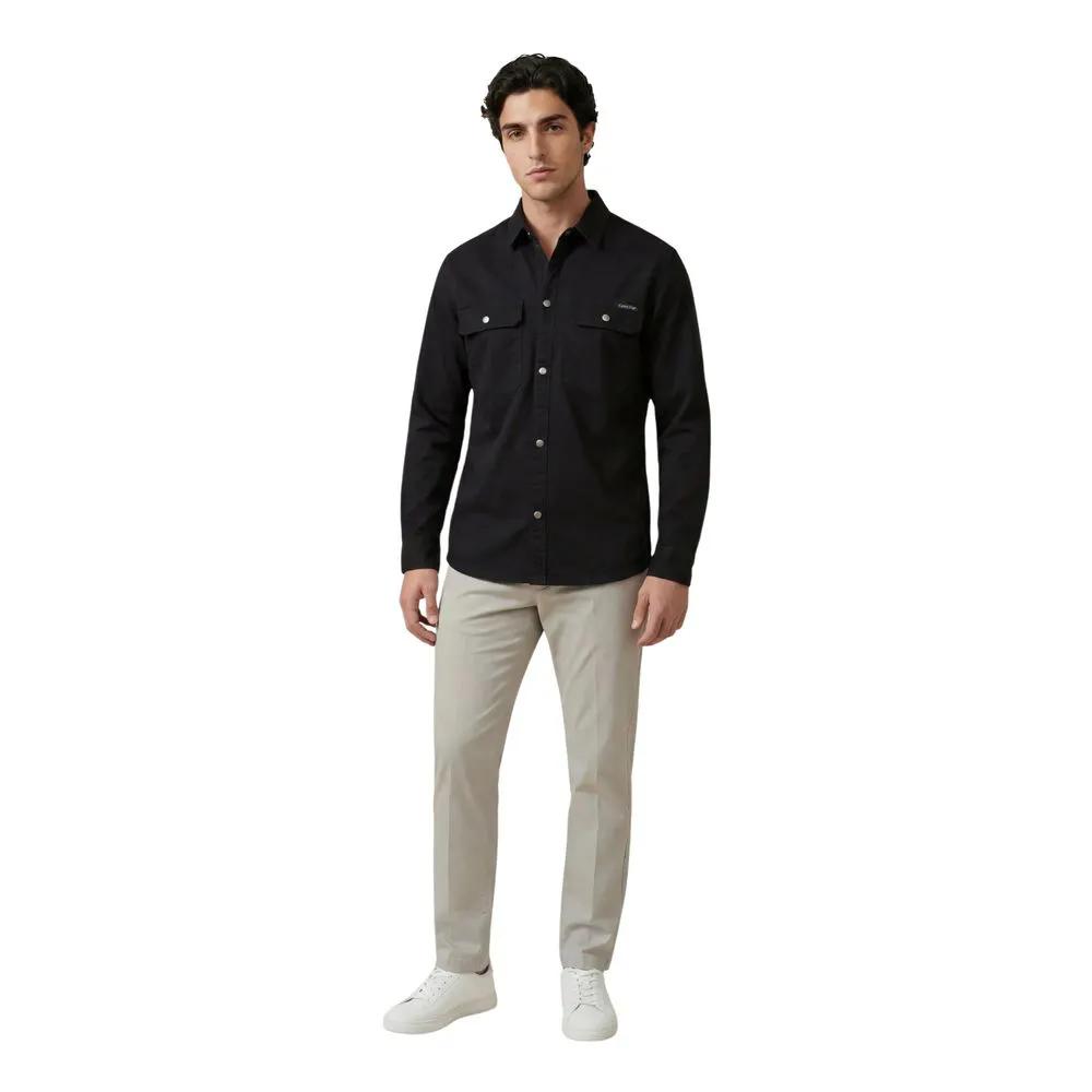 Calvin Klein Jeans Calvin Klein Jeans Black Cotton Dress Shirt