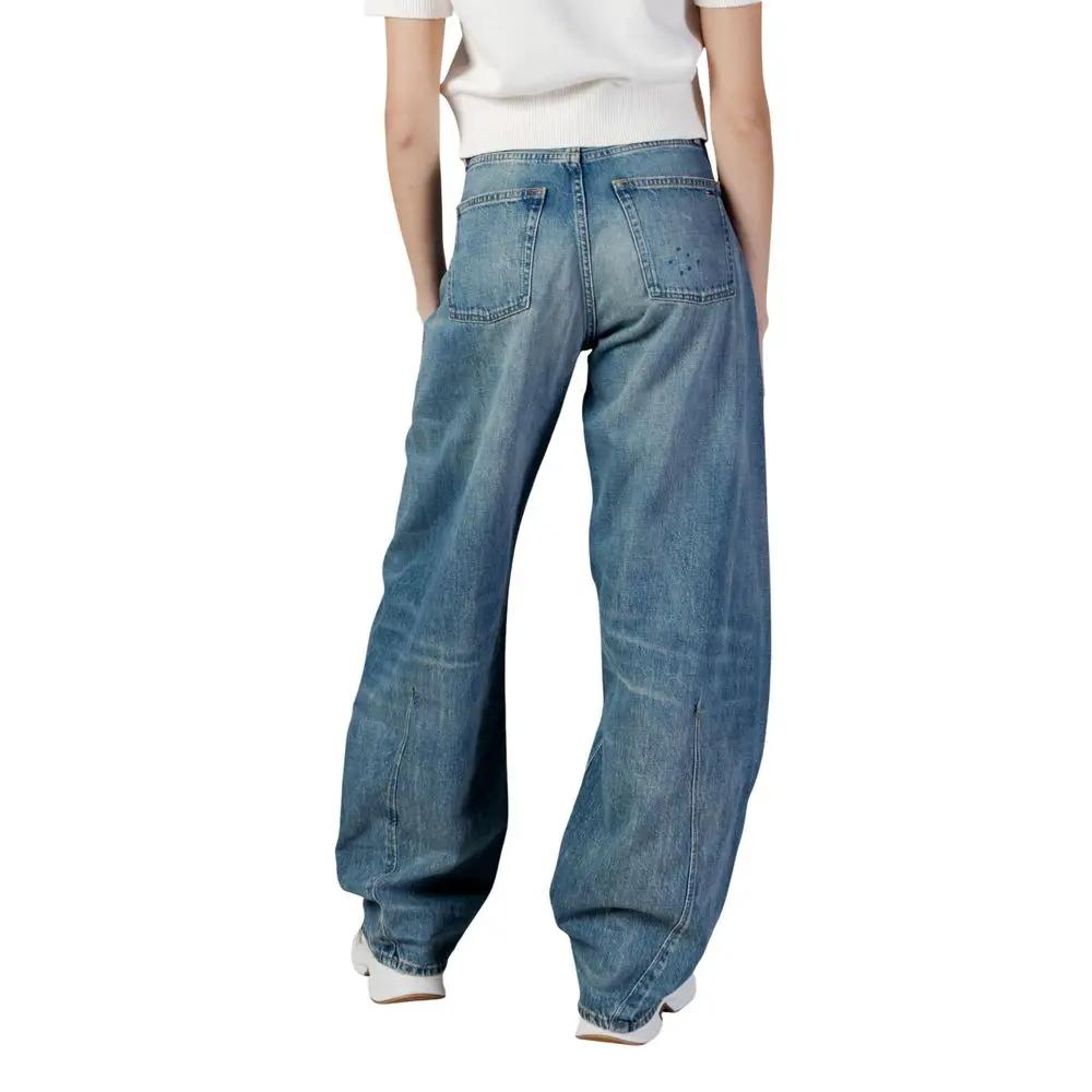 Tommy Hilfiger Jeans Tommy Hilfiger Jeans Blue Recycled Cotton Flared Jeans