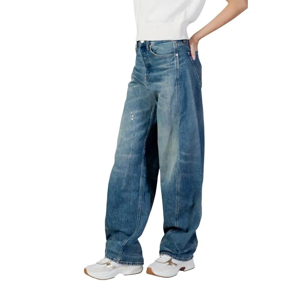 Tommy Hilfiger Jeans Tommy Hilfiger Jeans Blue Recycled Cotton Flared Jeans