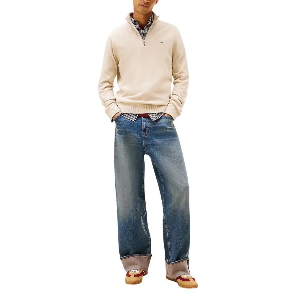 Tommy Hilfiger Jeans Tommy Hilfiger Jeans Beige Organic Cotton Sweatshirt