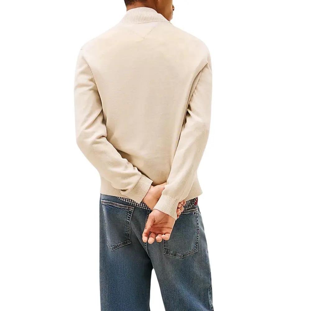 Tommy Hilfiger Jeans Sweat-shirt beige en coton biologique