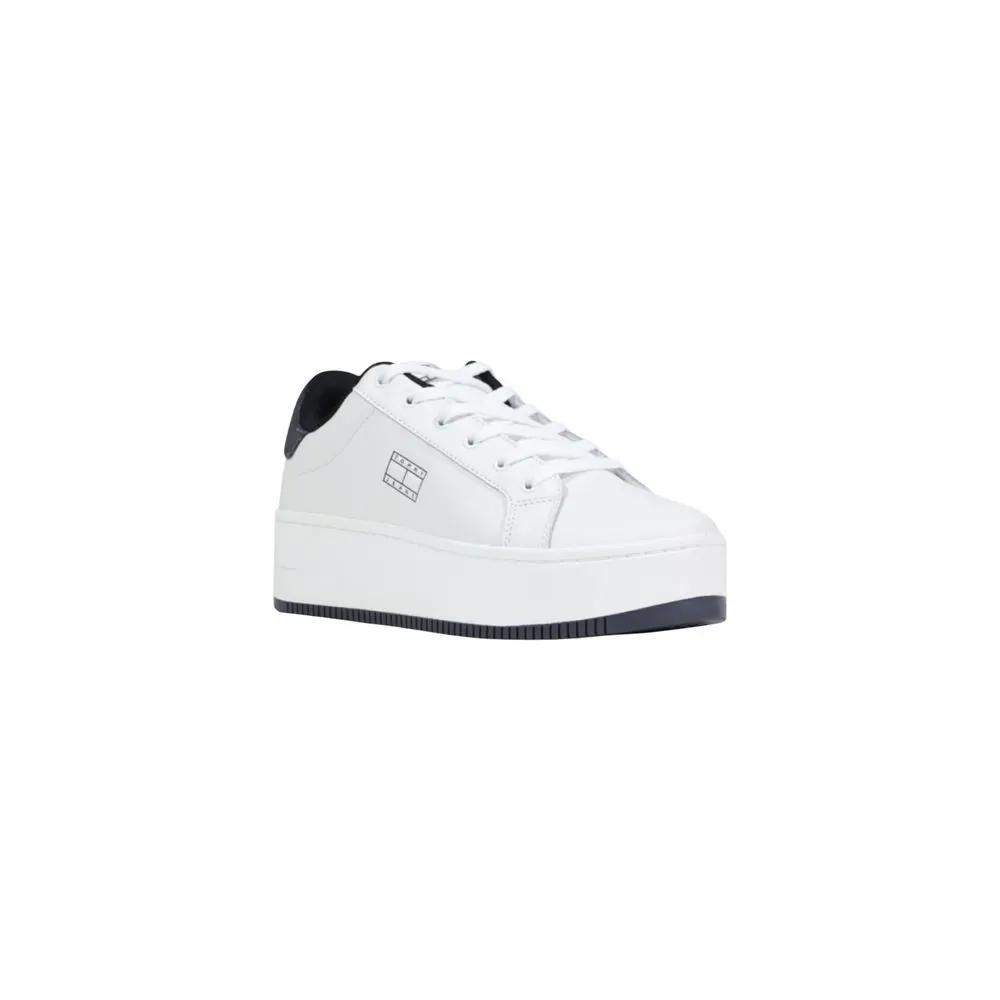 Tommy Hilfiger Jeans Tommy Hilfiger Jeans White Leather Chunky Sneakers