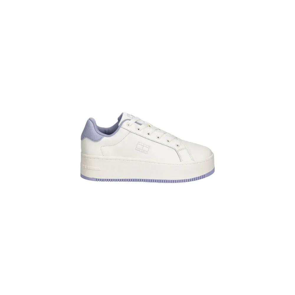 Tommy Hilfiger Jeans Tommy Hilfiger Jeans White Leather Chunky Sneakers