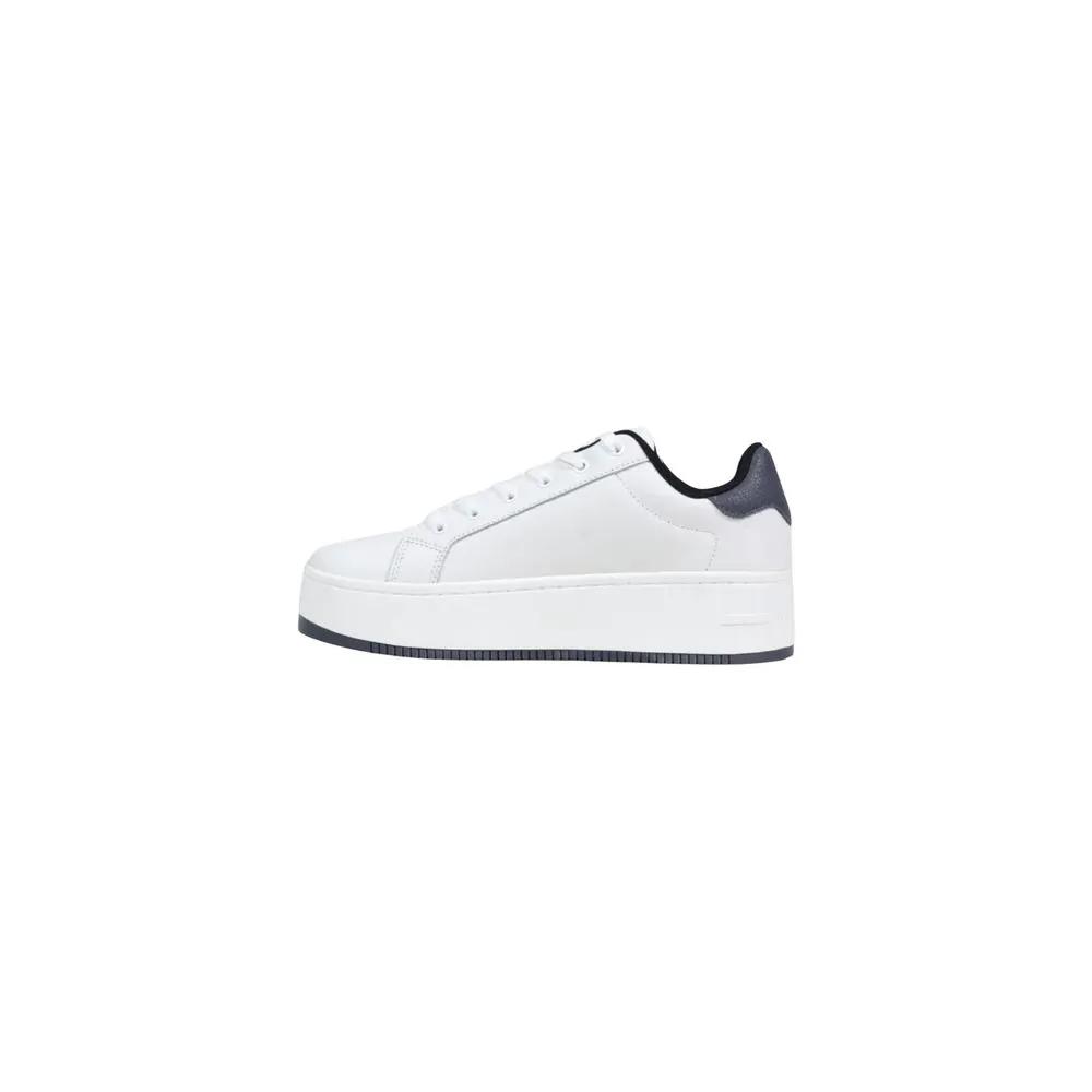 Tommy Hilfiger Jeans Tommy Hilfiger Jeans White Leather Chunky Sneakers