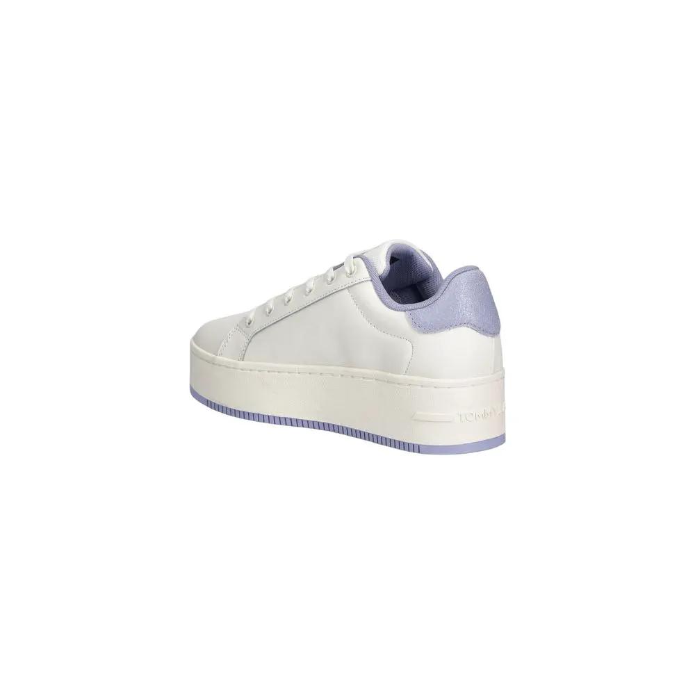 Tommy Hilfiger Jeans Tommy Hilfiger Jeans White Leather Chunky Sneakers